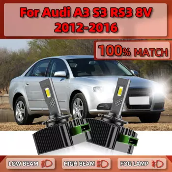 Ксеноновые лампы 120 Вт для автомобильных фар Audi A3 S3 RS3 8V 6000 2012 2013 2015 2014