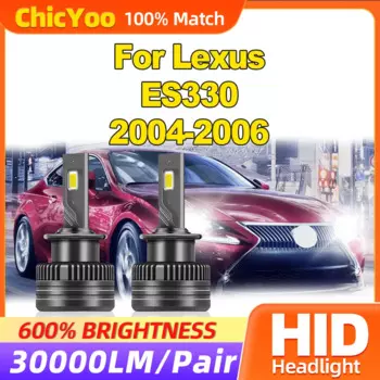 Ксеноновые лампы HID 120 Вт, 6000 лм, лампы для фар Canbus светодиодный 2004 K, белые автомобильные турболампы 12 В для Lexus ES330 2005 2006