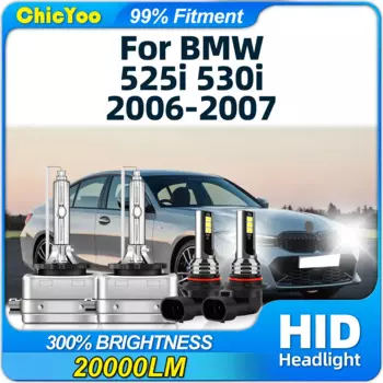 Ксеноновые передние фары D1S, 12 В, 6000 лм, 2006 к, для BMW 525i 530i 2007