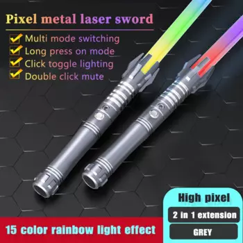 Xenopixel светильник saber Proffie Металлическая рукоятка Тяжелая обшивка RGB светильник Saber 15 цветов чувствительные плавные саблельные игрушки подарки