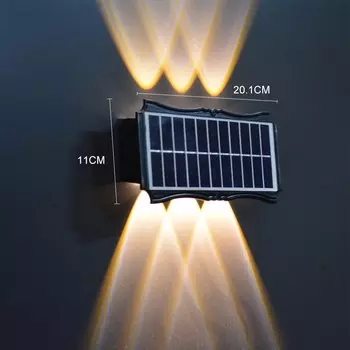 XFLAMPER Солнечный светильник 6 LED теплый белый