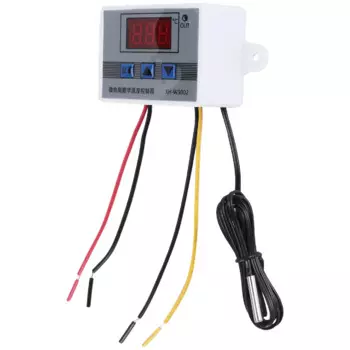XH-W3002 220 В цифровой светодиодный регулятор температуры 10А термостат переключатель зонд с водонепроницаемым датчиком W3002