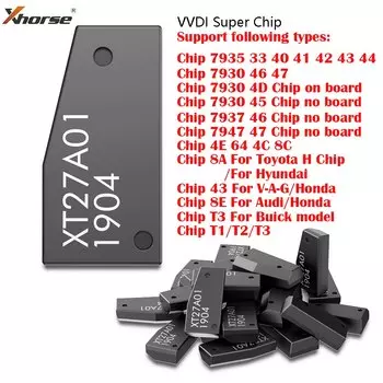 Xhorse VVDI супер чип XT27A01 A66 транспондер дистанционный Автомобильный ключ чип 4D67/стандартный керамический стеклянный чип/4D60/4D63 40Bit 80Bit/4C/4D61/2