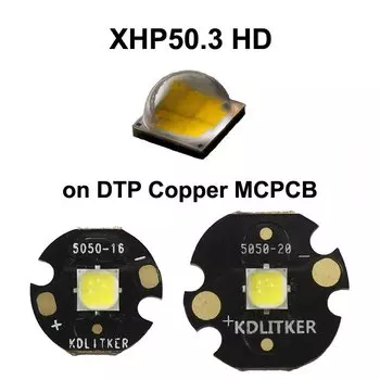 Sветодиодный излучатель KDLITKER XHP50.3 HD 18 Вт