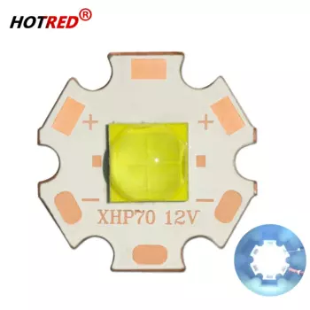 HotRed 40W XHP70.3LED фонарик холодный/теплый белый