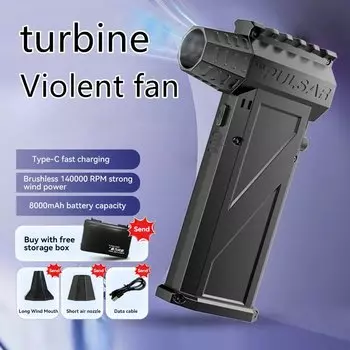 Xiaomi 250000 Turbo Jet Blower X3Pro Мощный воздуходувка Бесщеточный двигатель Турбовентилятор Скорость ветра 52 м/с 8000 мАч Воздушный вентилятор Puissant
