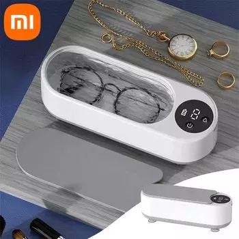 Xiaomi 450 мл ультразвуковой очиститель многофункциональный высокочастотный вибрационный портативный бытовой очиститель ювелирных изделий кольцо Glasse
