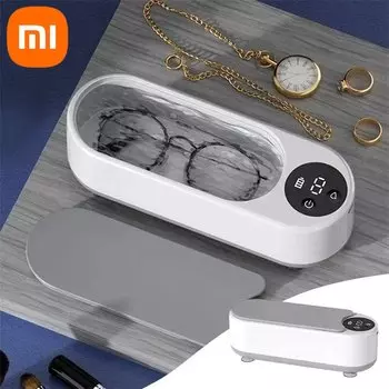 Xiaomi 450 мл ультразвуковой очиститель многофункциональный высокочастотный вибрационный портативный бытовой очиститель ювелирных изделий кольцо Glasse