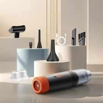 Xiaomi 4 в 1, беспроводной автомобильный пылесос, портативная бытовая техника двойного назначения для дома и автомобиля, машина для чистки ковров Горячий