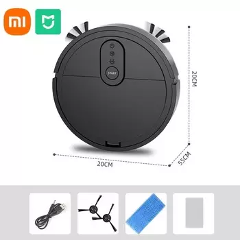 Xiaomi MIJIA 3 в 1 умный робот-подметатель 4000 Па бытовая машина для уборки волос домашних животных машина для уборки и мытья полов ковров