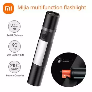Xiaomi Mijia многофункциональный фонарик