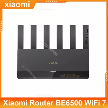 Xiaomi роутер BE6500 WiFi 7 Qualcomm четырехъядерный OFDMA усилитель 6 сигналов WiFi расширитель 2,4/5 ГГц двойной широкополосный сетчатый wifi