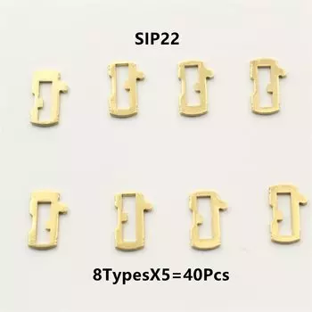 XIEAILI OEM 40 шт. SIP22 аксессуары для ремонта замка автомобильный замок язычковая пластина замка для Fiat K83