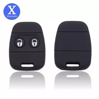 Xinyuexin 2 кнопки чехол для пульта дистанционного управления для Land Rover Defender Freelander Rover 25 45 100 200 400 MG ZS ZR силиконовый чехол для ключей