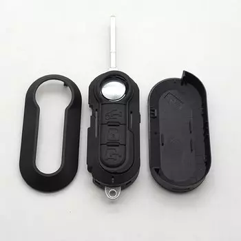 Xinyuexin 3 кнопки раскладной Складной автомобильный ключ корпус для Fiat 500 панда Punto Bravo Ducato Peugeot Boxer Citroen Jumper необработанное лезвие