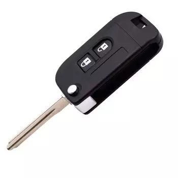 XINYUEXIN модифицированный телефон, подходит для Nissan Micra QASHQAI автомобильный ключ, сменный Складной Корпус, 2 кнопки, необработанное лезвие