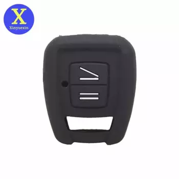 Силиконовый чехол Xinyuexin для автомобильного ключа, резиновый чехол для Opel Astra, Zafira, Vauxhall, Vectra, Omega, чехол для дистанционного ключа, Стайлинг автомобиля с 2 кнопками