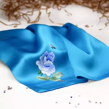 Xiuzhuang самостоятельно продает новые шелковые шарфы, женские, подарки, чистая вышивка Сучжоу ручной работы, вышитые носовые платки,