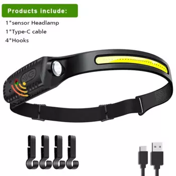 XIWANGFIRE Индукционный налобный фонарь