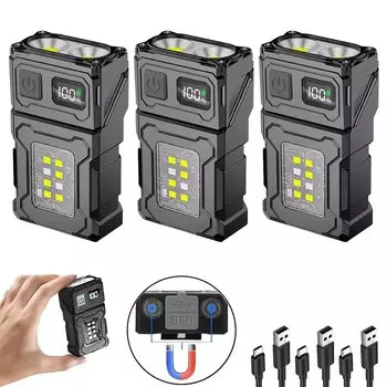 XIWANGFIRE мини фонарик черного цвета