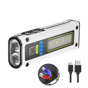 XIWANGFIRE Мини-фонарик с двойным источником света TYPE-C