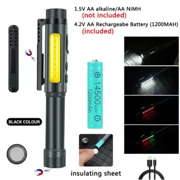 XIWANGFIRE Портативный фонарик COB