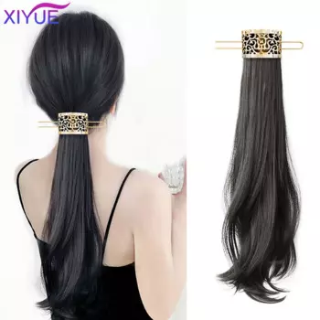 XIYUE Hanfu, парик, пучок, новый парик в китайском стиле в стиле конского хвоста, парик для Старинного Костюма, чонсам, пучок волос, головной убор, парик, ancie