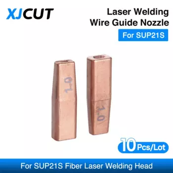 XJCUT 10Pcs / Lot SUP21S Лазерная сварочная проволочная направляющая форсунка для лазерной сварочной головки SUP21S