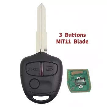 XJMYNB 2/3 кнопки 433 МГц ID46 Дистанционный ключ для Mitsubishi L200 Shogun Outlander ASX Lancer Triton Lama Pajero MIT8/MIT11 Blade