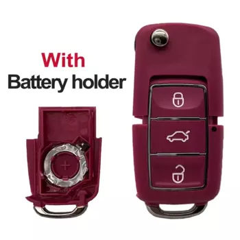 XJMYNB 3-кнопочный полый ключ с дистанционным откидным ключом для VW Bora Passat Golf Jetta Skoda Octavia Polo SEAT Leon Замена ключа