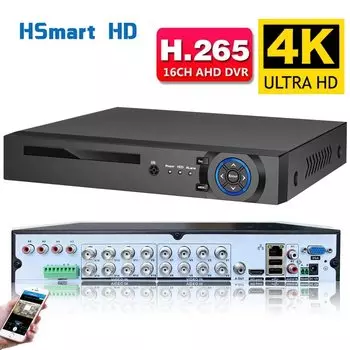 Xmeye 16-канальный 4K видеорегистратор