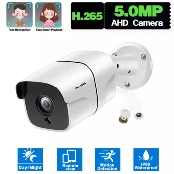 XMEYE 5MP AHD CCTV камера наружная Водонепроницаемая инфракрасная камера ночного видения BNC аналоговая цилиндрическая камера видеонаблюдения камера H.265