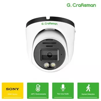 XMeye D SONY, 6MP IP-камера, POE, поддержка TF-карты, динамик, аудио, предупреждение, Onvif, CCTV видео, безопасность G.Craftsman