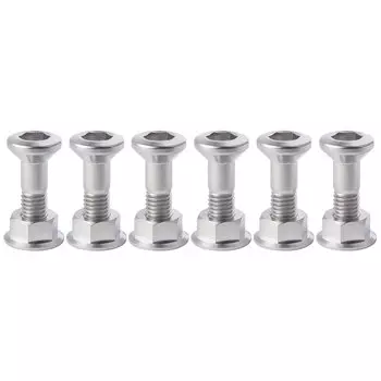 XMSJ M8 Болты звездочки Мотоциклетные болты задней цепи Дисковая пластина звездочки Титановые винты Гайки Крепеж звездочки