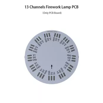 Xnbada Круглый модуль светодиодной ленты WS2812B/WS2811 10-13 каналов