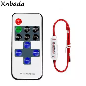 Xnbada RGB контроллер 11 клавиш для светодиодной ленты