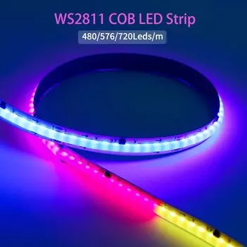 Xnbada RGBIC Светодиодная лента WS2811 360/576/720 светодиодов/м 10/12мм