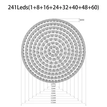 Xnbada RGBIC светодиодное кольцо WS2812B