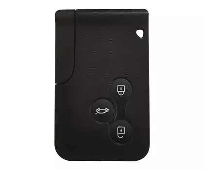 XNRKEY 3-кнопочный черный/белый корпус автомобильного дистанционного ключа с лезвием для Renault Megane Card Key Shell без логотипа