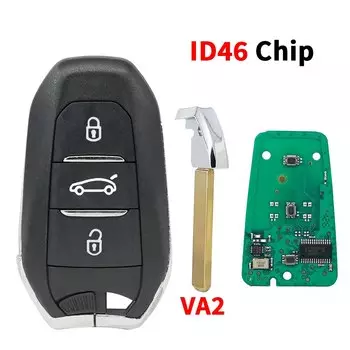 XNRKEY 3B смарт-брелок без ключа 433 МГц фонарь/4A-PCF7953Chip для Peugeot для Citroen308 508 4008 5008 дистанционный Автомобильный ключ на вторичном рынке