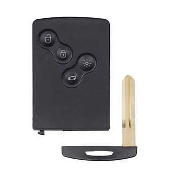 XNRKEY 4-кнопочный смарт-ключ для дистанционного ключа для Renault Megane Laguna Koleos Fluence, Scenic Clio Captur чехол для автомобильного ключа с лезвием