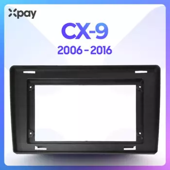 XPAY 9-дюймовый 2din рамка для приборной панели автомобиля и CANBUS CD DVD GPS автомобильный Радио стерео набор обшивки аудио панель для Mazda CX-9 2006 2007 2008 2009 2010 2011 2012 2013 2014 2015 2016 рамка