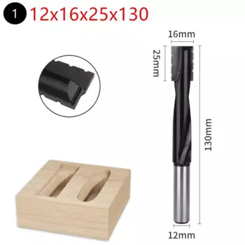 XQZQ Твердосплавная спиральная фреза для дерева 12 мм