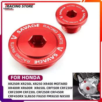 XR250R XR400R Винт крышки картера Прямая заглушка Крышка генератора для HONDA XR650L XR650R XR250 XR400 CRF250R CRF450R FX650
