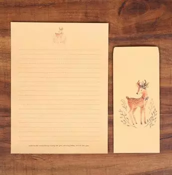 XRHYY Deer Writing Stationery набор из 6 штук