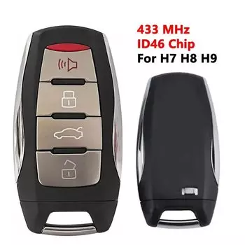 XRNKEY 4 кнопочный автомобильный умный дистанционный ключ без ключа 433 МГц с чипом ID47 для GWM Haval H8 H7 H9 H2S M6 F7X H4 F7 M4