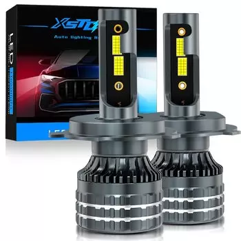 XSTORM H1 H4 H7 LED H8 H11 9005 HB3 9006 HB4 9012 Hir2 Светодиодная лампа для автомобильной фары Canbus Light Автомобильный комплект H7 Turbo Автомобильная противотуманная фара