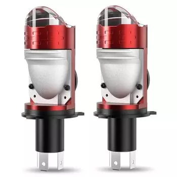 XSTORM H4 светодиодный прожекторный Объектив Автомобильные фары комплект Bubs мотоциклетная CAN-шина 100 Вт лм дальний и ближний свет мини турбо мотолампа 12 В 24 В