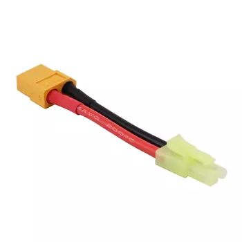 XT30 XT60 к Mini Tamiya адаптер разъема «мама-папа» с проводом 10 см/14AWG для радиоуправляемой батареи для кабеля ESC для страйкбола