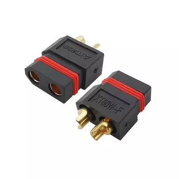 XT60W XT60EW Позолоченные разъемы штекер-гнездо ALLiSHOP